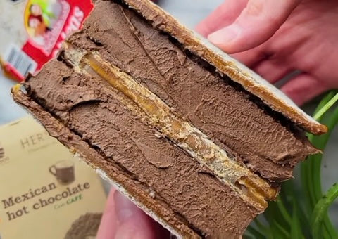 Mexican Chocolate Ice Cream Sandwich - LOVE HERNAN Challenge Winner