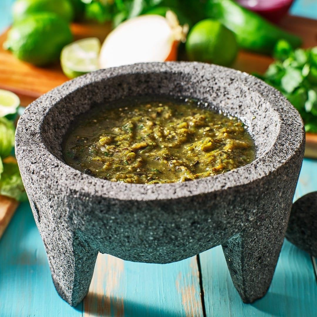 MOLCAJETE – Authentic Mexican Stone Mortar & Pestle