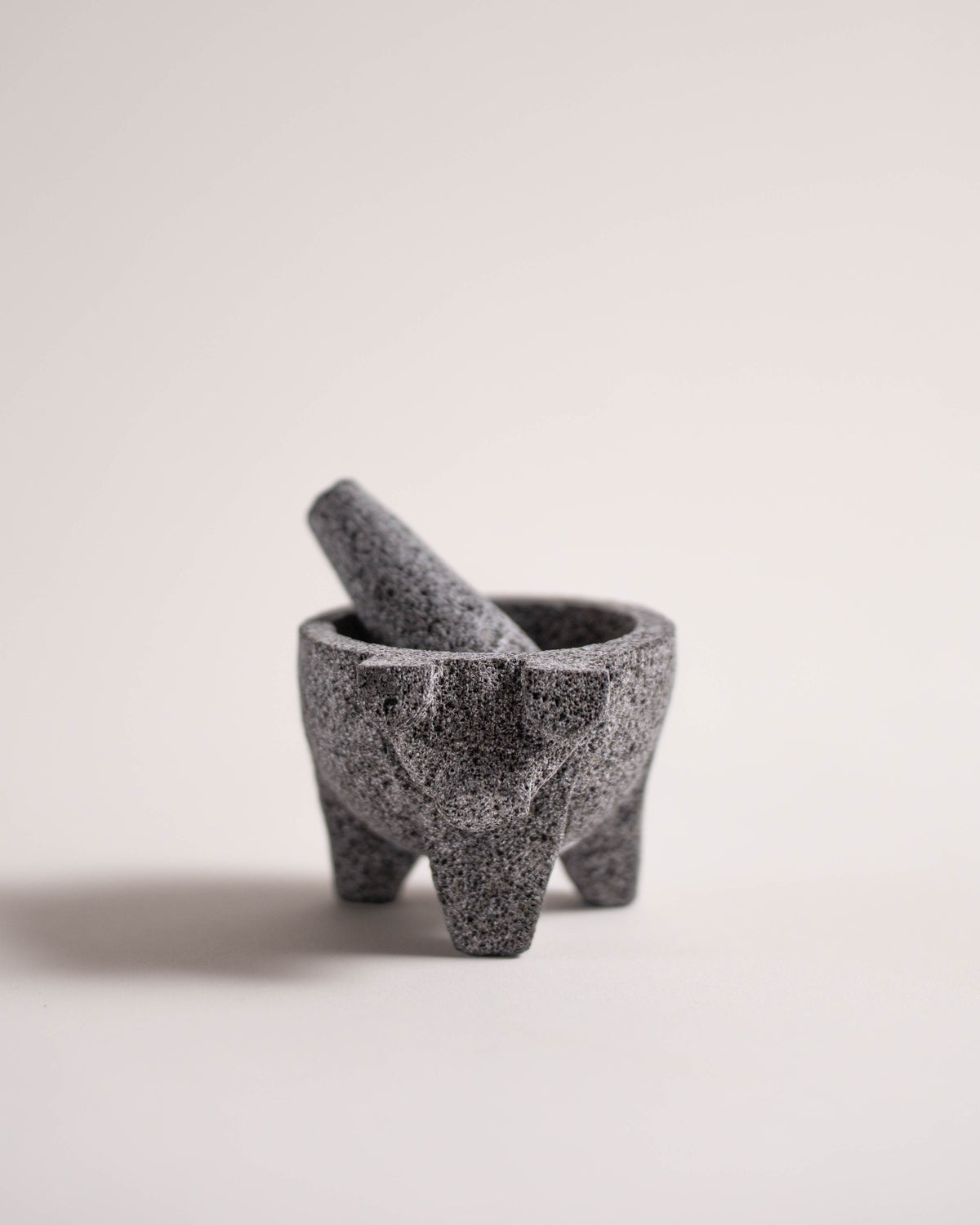 Mini Pig Molcajete - Authentic Mexican Stone Mortar & Pestle