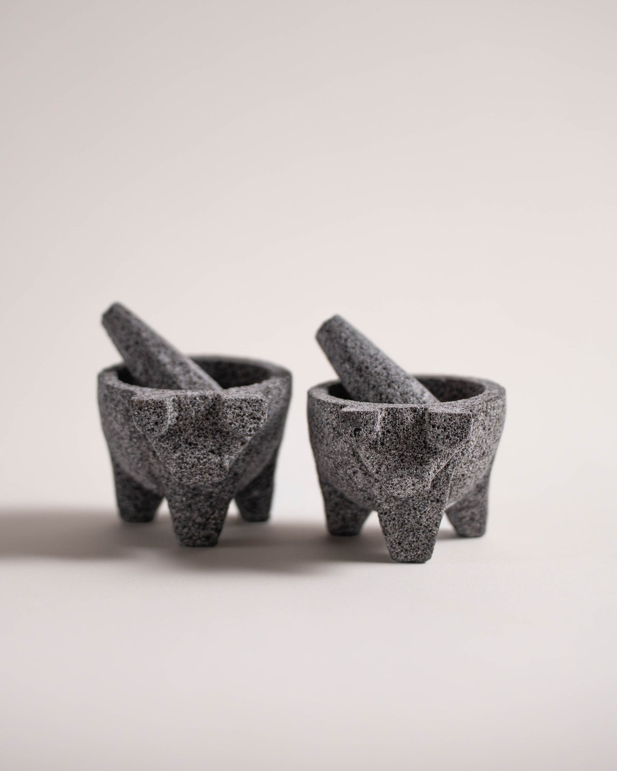 Mini Pig Molcajete - Authentic Mexican Stone Mortar & Pestle