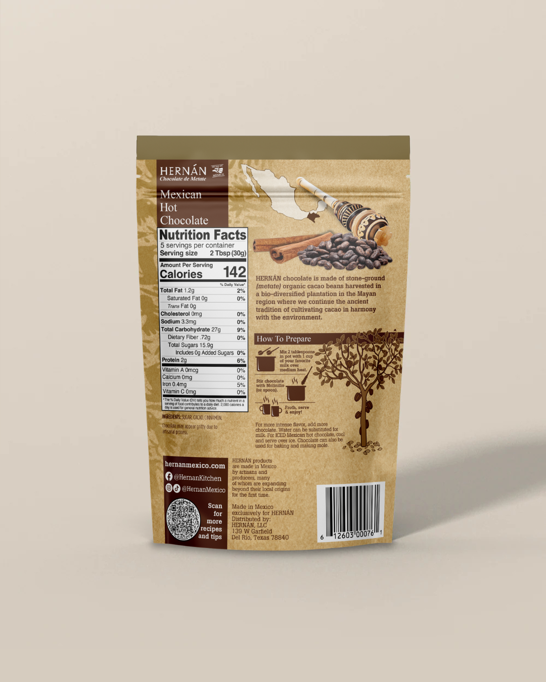*NEW* Mexican Hot Chocolate Powder Pouch