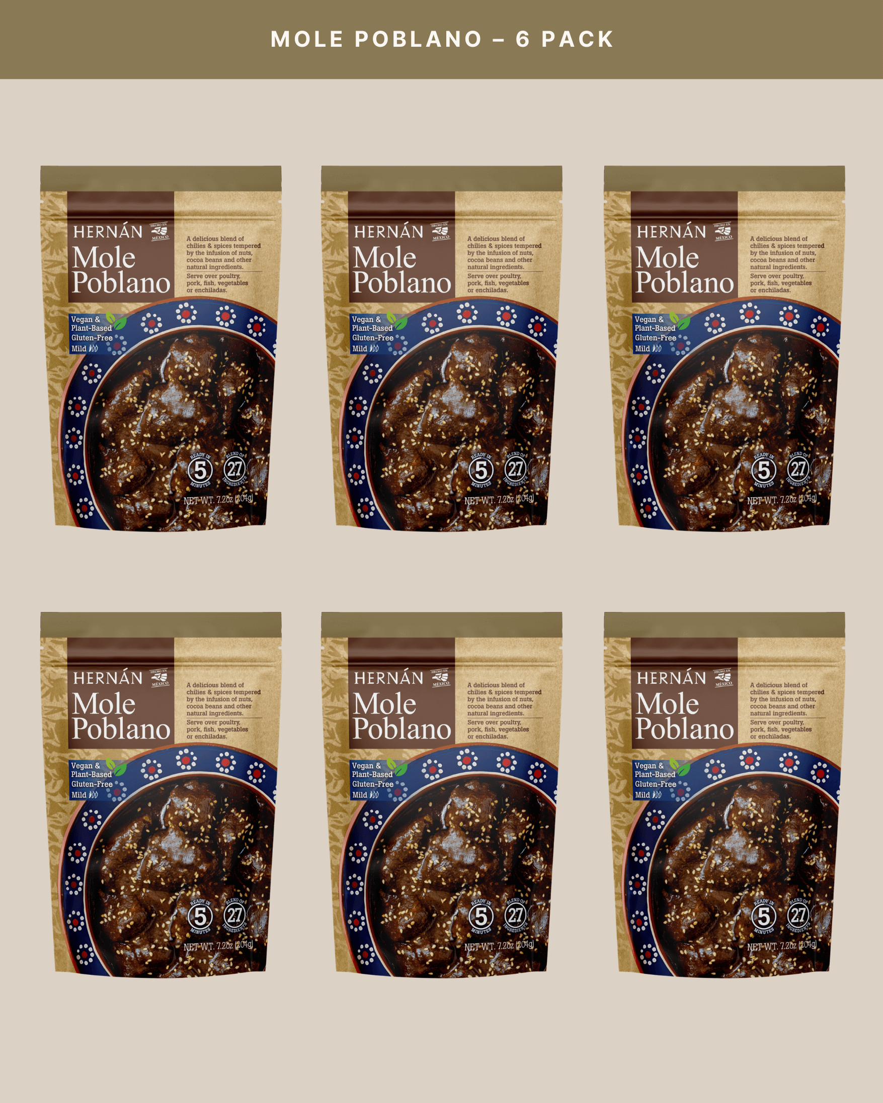 6 Pack - Mole Poblano
