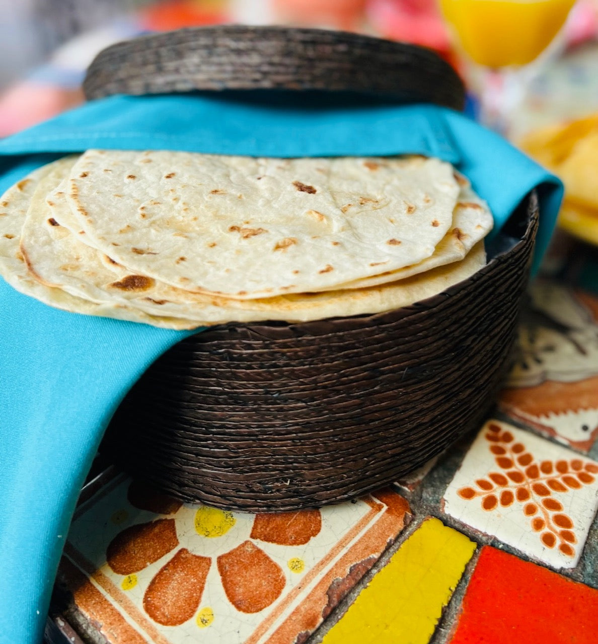 PALM LEAF TORTILLERO – Authentic Mexican Palm Leaf Tortilla Warmer