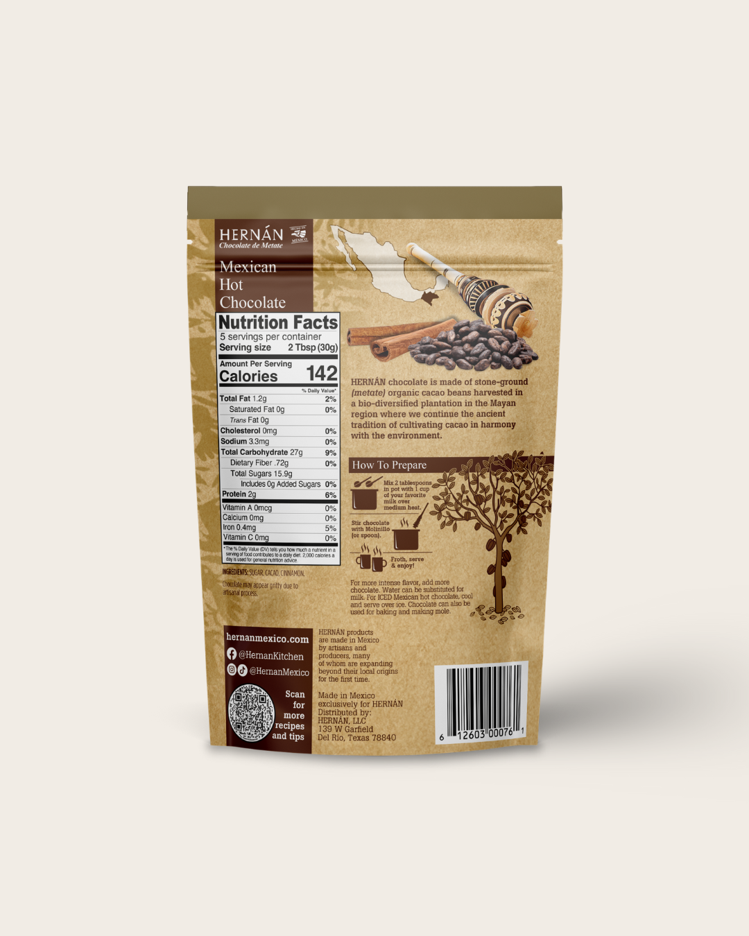 *NEW* Mexican Hot Chocolate Powder Pouch