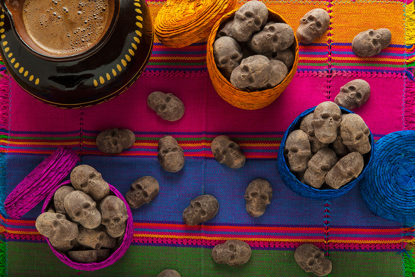 Mexican Hot Chocolate Skulls